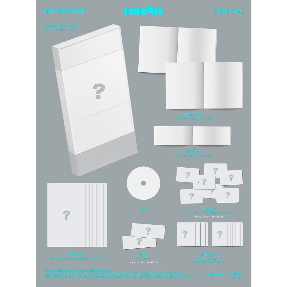 微樂客💃預購/通路特典 IDID - THE 1ST EP [I DID IT]-細節圖5