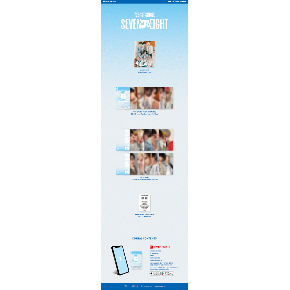 微樂客💃預購截止7.23 SEVENTOEIGHT - 1ST SINGLE [SEVENTOEIGHT]-細節圖2