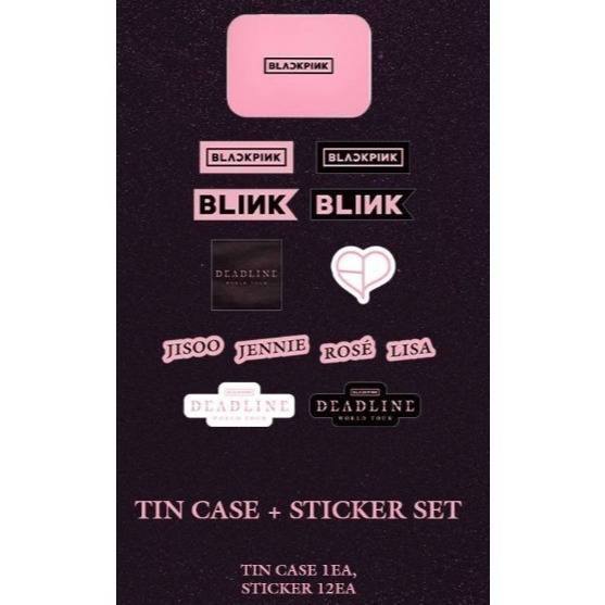 微樂客💃官方週邊商品 BLACKPINK WORLD TOUR DEADLINE IN GOYANG MD-規格圖1