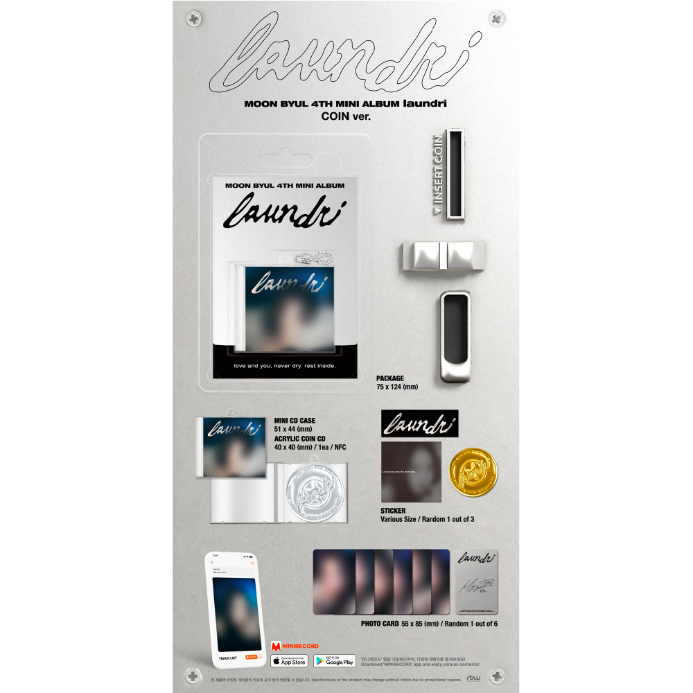 微樂客💃預購/通路特典 玟星 MOON BYUL (MAMAMMOO)  -  [LAUNDRI] 迷你四輯-細節圖4