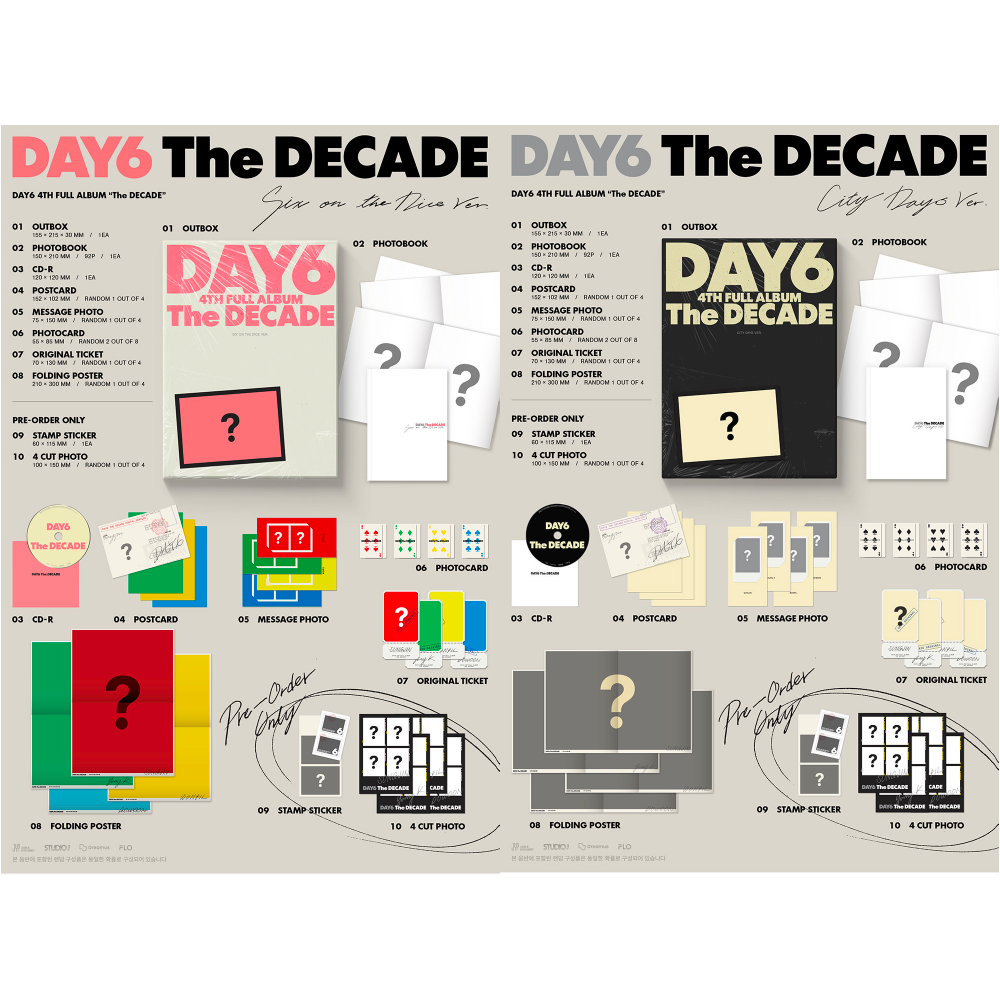 微樂客💃通路特典 DAY6 - 4TH ALBUM [THE DECADE] 正規四輯-細節圖5