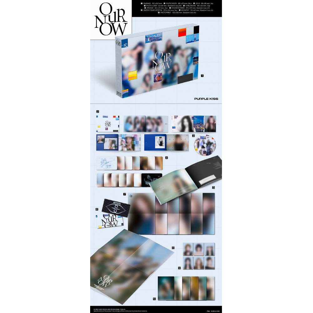 微樂客💃預購/通路特典 PURPLE KISS - 1ST ENGLISH ALBUM [OUR NOW]-細節圖3