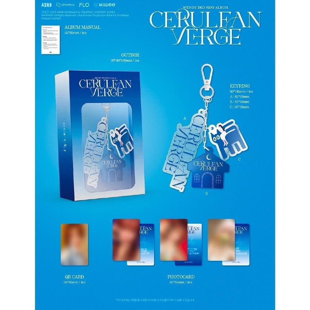微樂客💃通路特典 孫承完 WENDY ( RED VELVET ) - [CERULEAN VERGE]-細節圖5