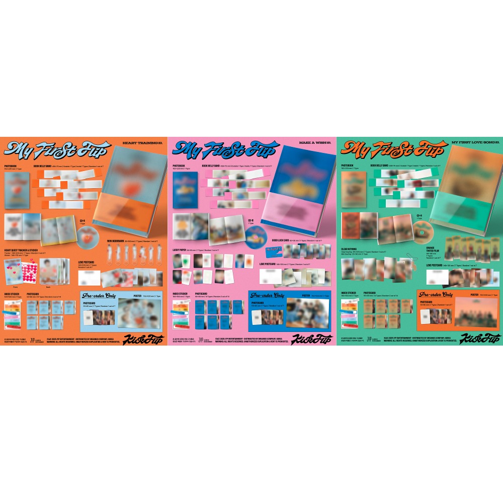 微樂客💃預購 KICKFLIP - 3RD MINI ALBUM [MY FIRST FLIP] 迷你三輯-細節圖4