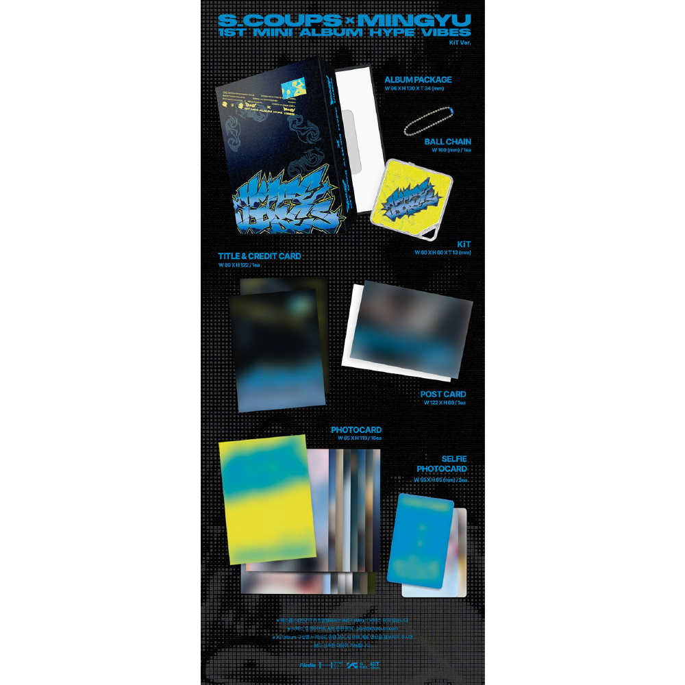 微樂客💃預購/通路特典 S.COUPS&MINGYU ( SEVENTEEN ) - [HYPE VIBES]-細節圖3