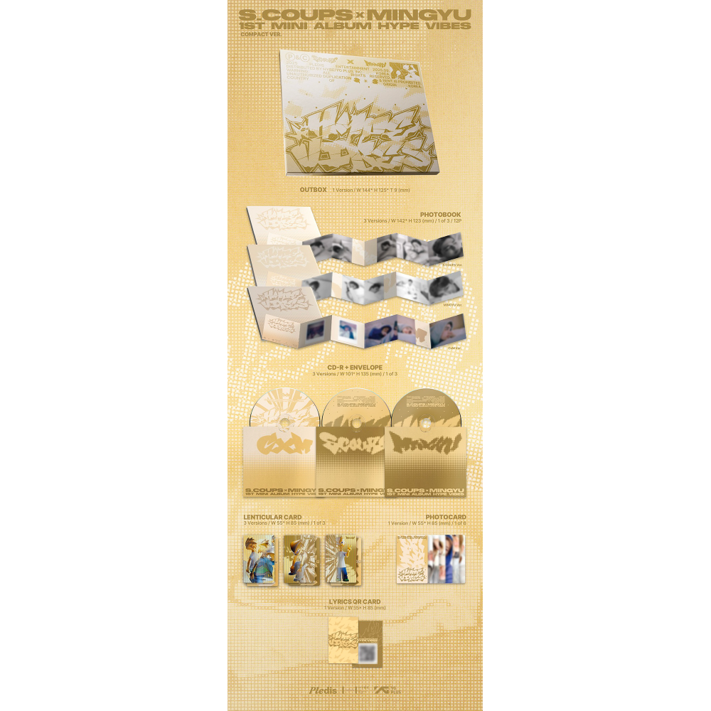 微樂客💃預購/通路特典 S.COUPS&MINGYU ( SEVENTEEN ) - [HYPE VIBES]-細節圖5