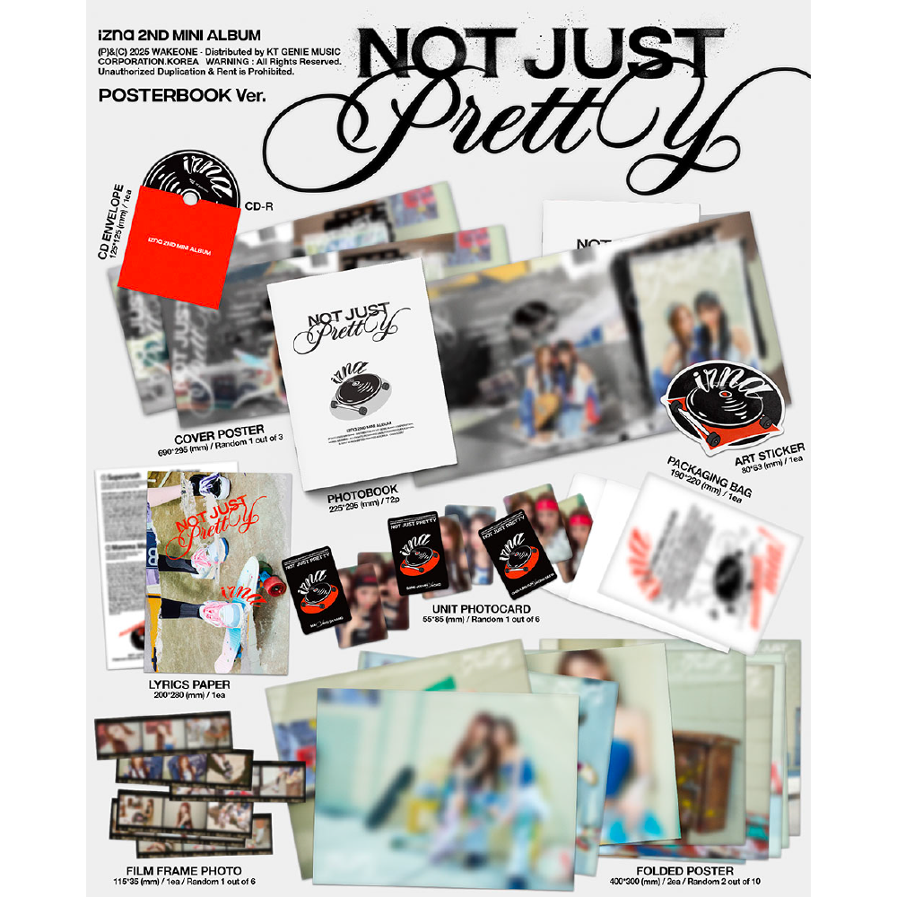 微樂客💃通路特典 IZNA - 2ND MINI ALBUM[NOT JUST PRETTY] 迷你二輯-細節圖3