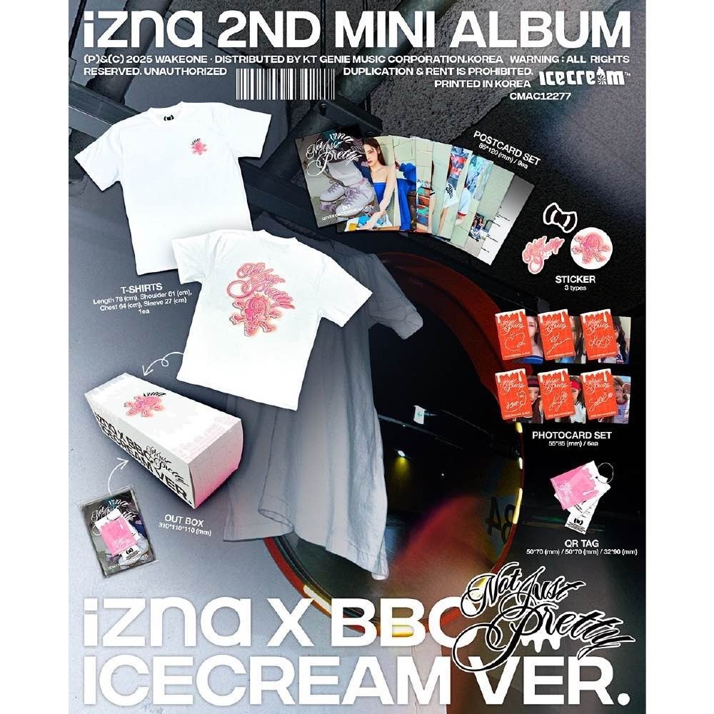 微樂客💃預購 *IZNA X BBC ICECREAM聯名限量版* IZNA - [NOT JUST PRETTY]-細節圖2