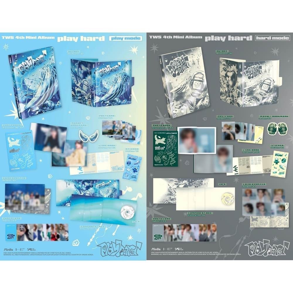 微樂客💃預購/通路特典/COM版可選成員 TWS - 4TH MINI ALBUM [PLAY HARD] 迷你四輯-細節圖2