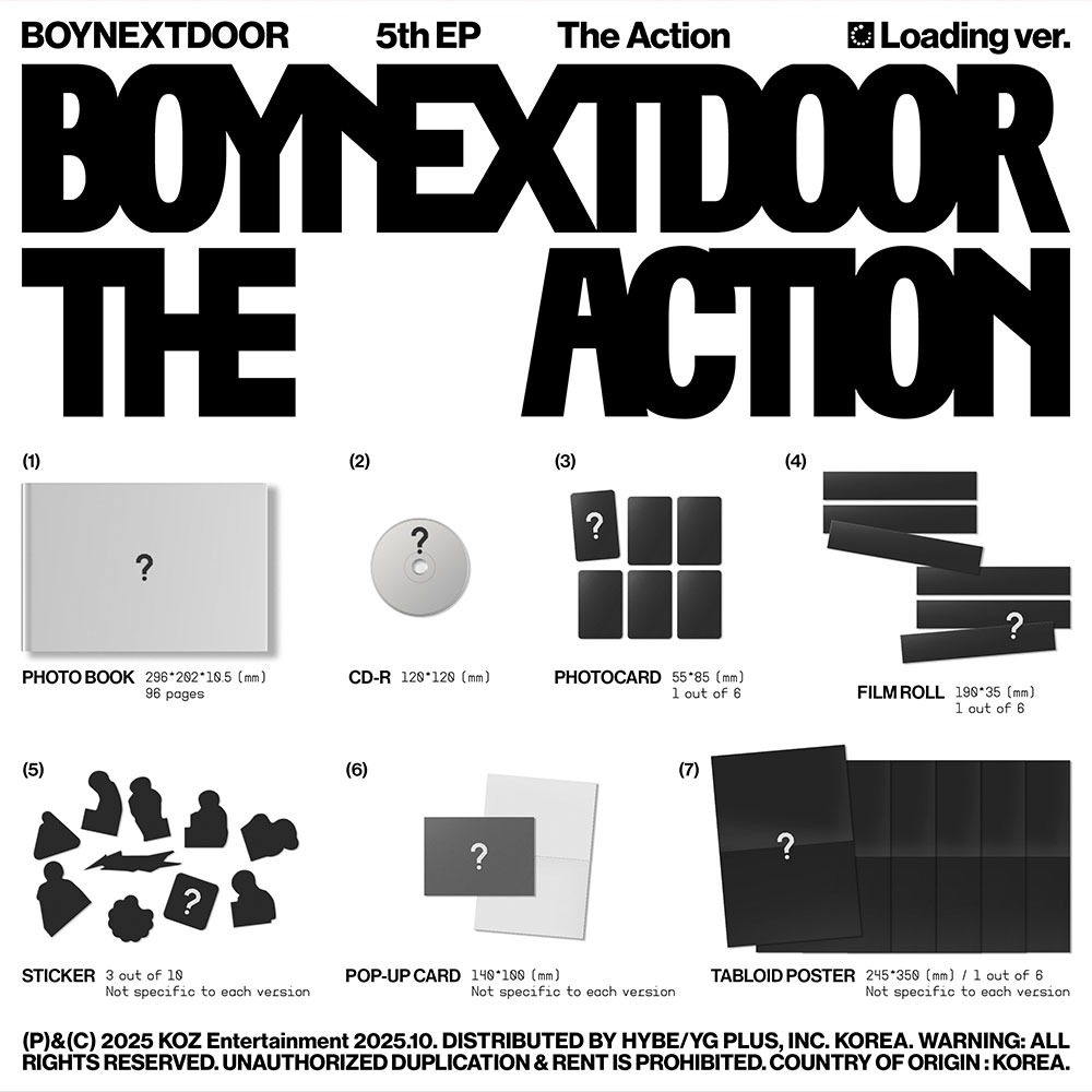 微樂客💃預購/通路特典  BOYNEXTDOOR - 5TH EP [THE ACTION]-細節圖6