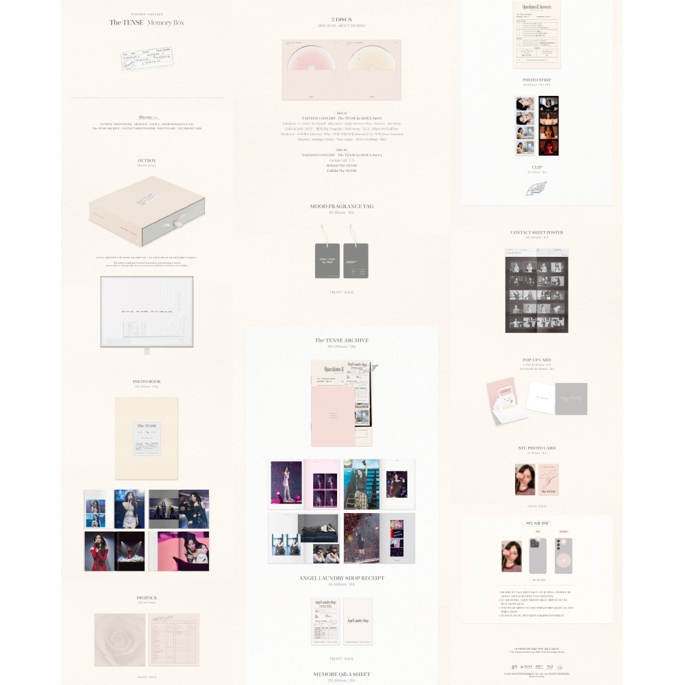 微樂客💃預購/通路特典 泰妍 TAEYEON (少女時代) CONCERT THE TENSE MEMORY 藍光-細節圖3