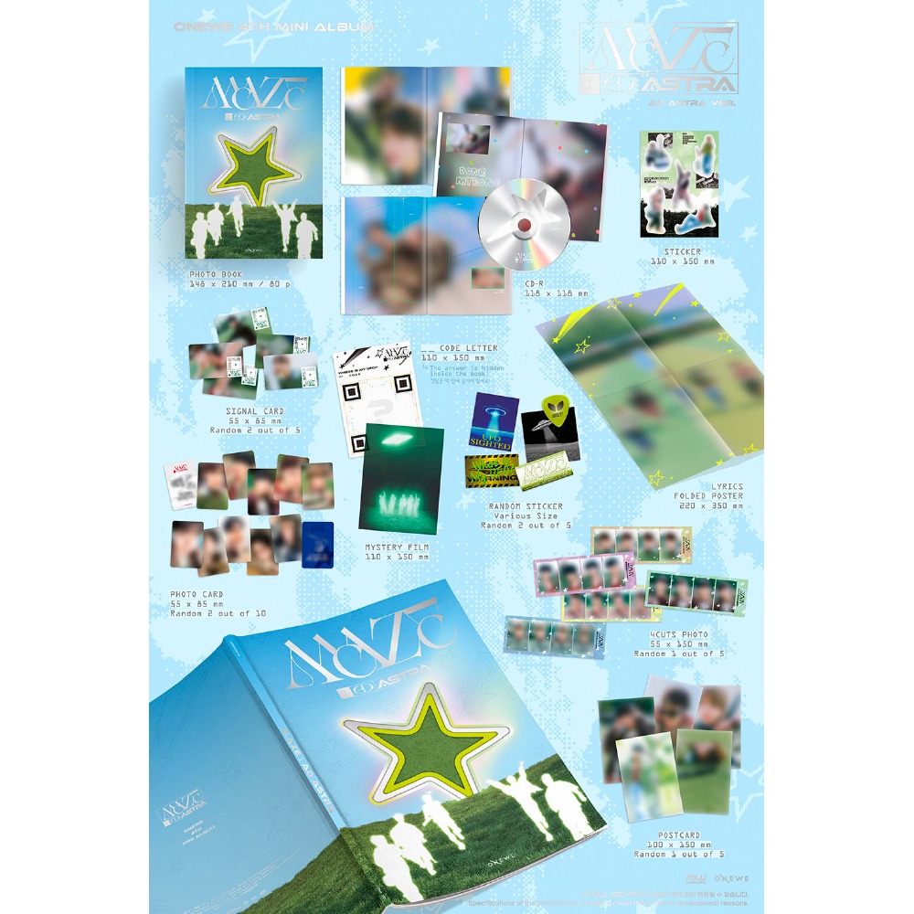 微樂客💃預購/通路特典 ONEWE - 4TH MINI ALBUM [MAZE : AD ASTRA] 迷你四輯-細節圖2