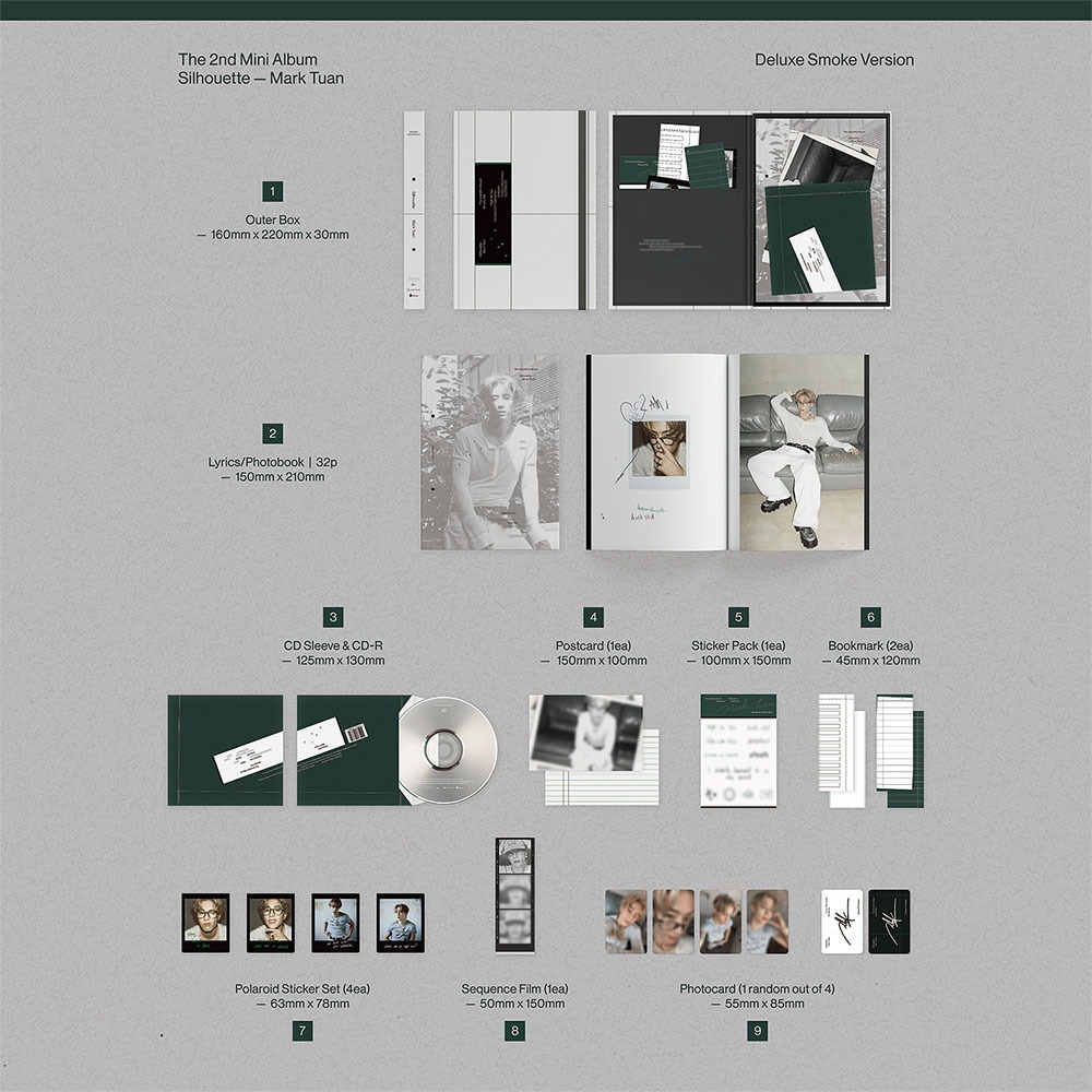 微樂客💃預購 段宜恩 MARK TUAN (GOT7) - SILHOUETTE-細節圖6