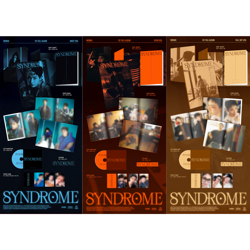 微樂客💃元虎 WONHO - 1ST FULL ALBUM [SYNDROME] 正規一輯-細節圖2