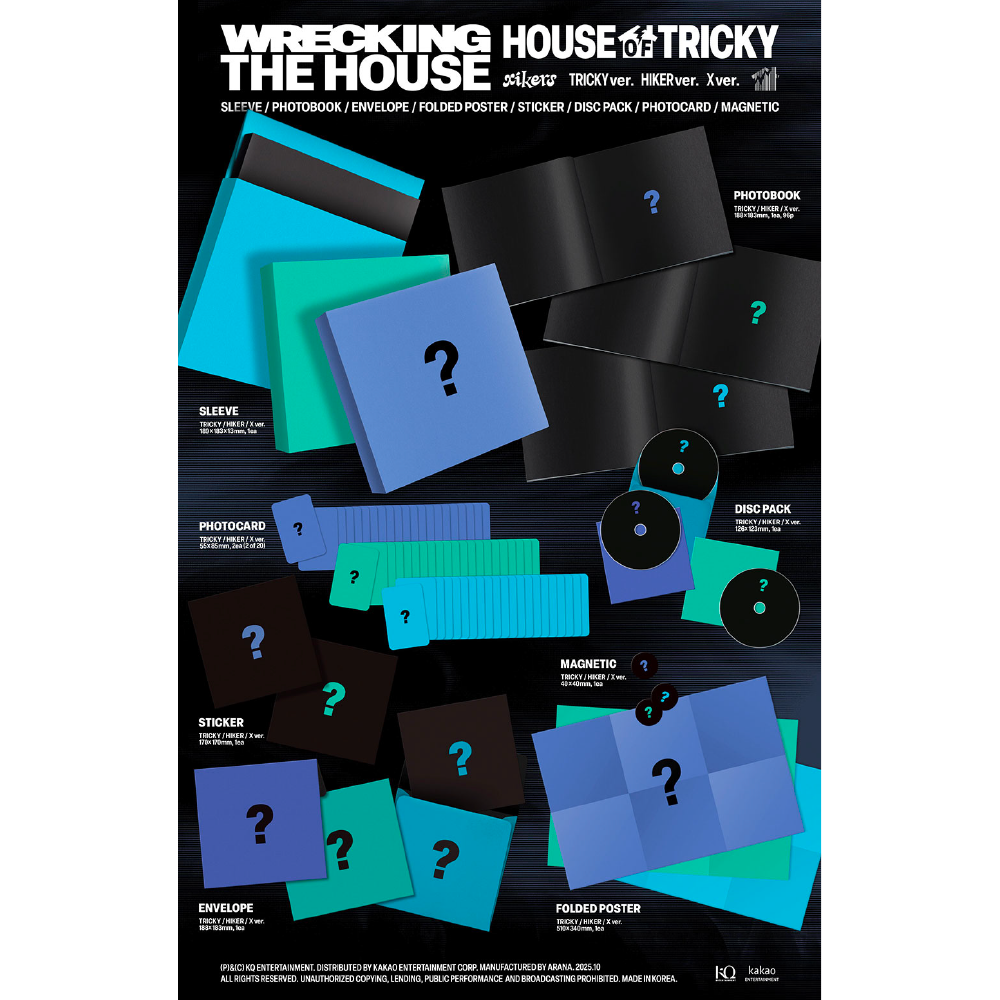微樂客💃通路特典 XIKERS - HOUSE OF TRICKY : WRECKING THE HOUSE-細節圖2