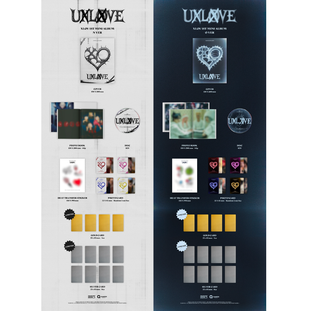 微樂客💃預購截止10.30 XLOV - 1ST MINI ALBUM [UXLXVE] 迷你一輯-細節圖2