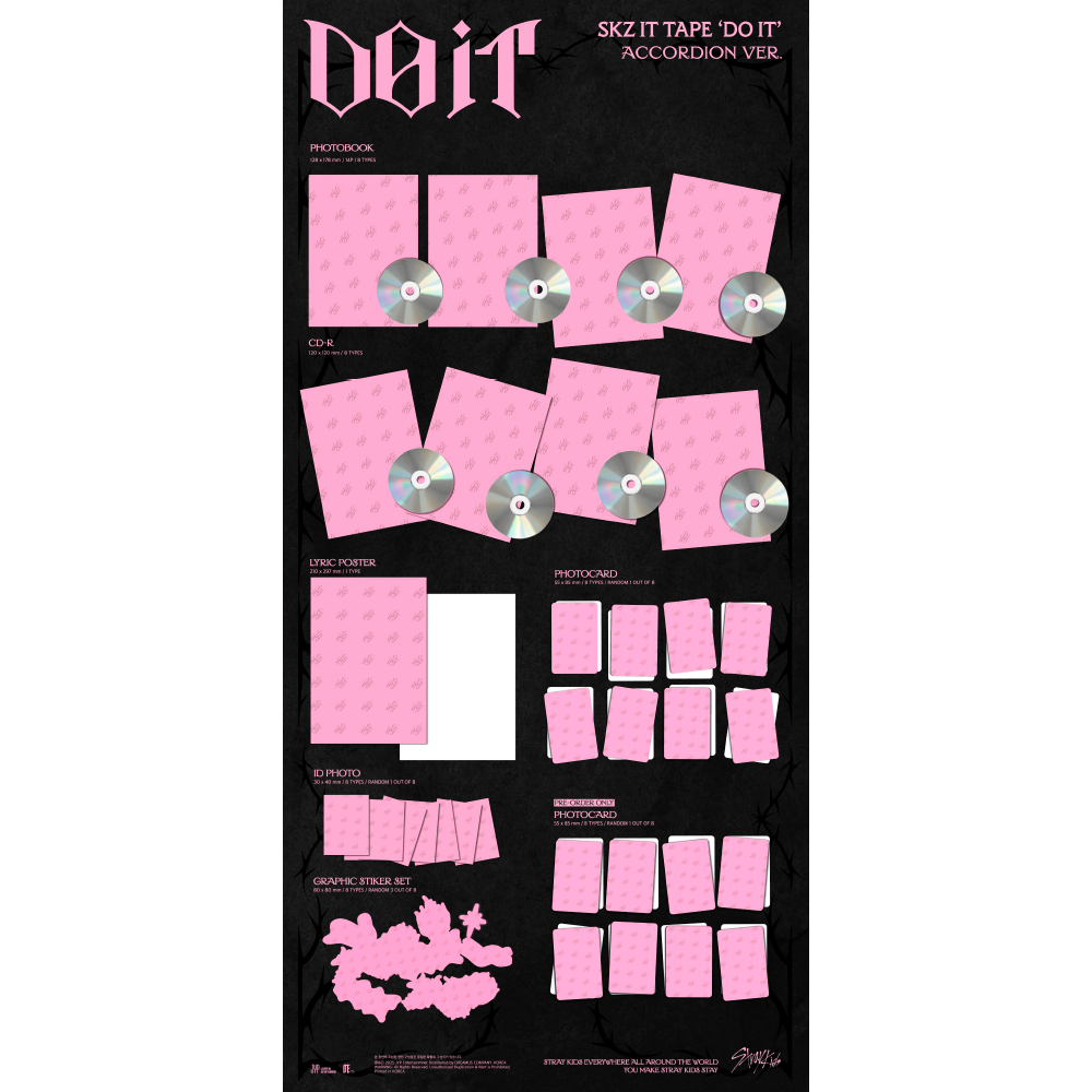 微樂客💃預購/通路特典 STRAY KIDS - SKZ IT TAPE [DO IT]-細節圖5
