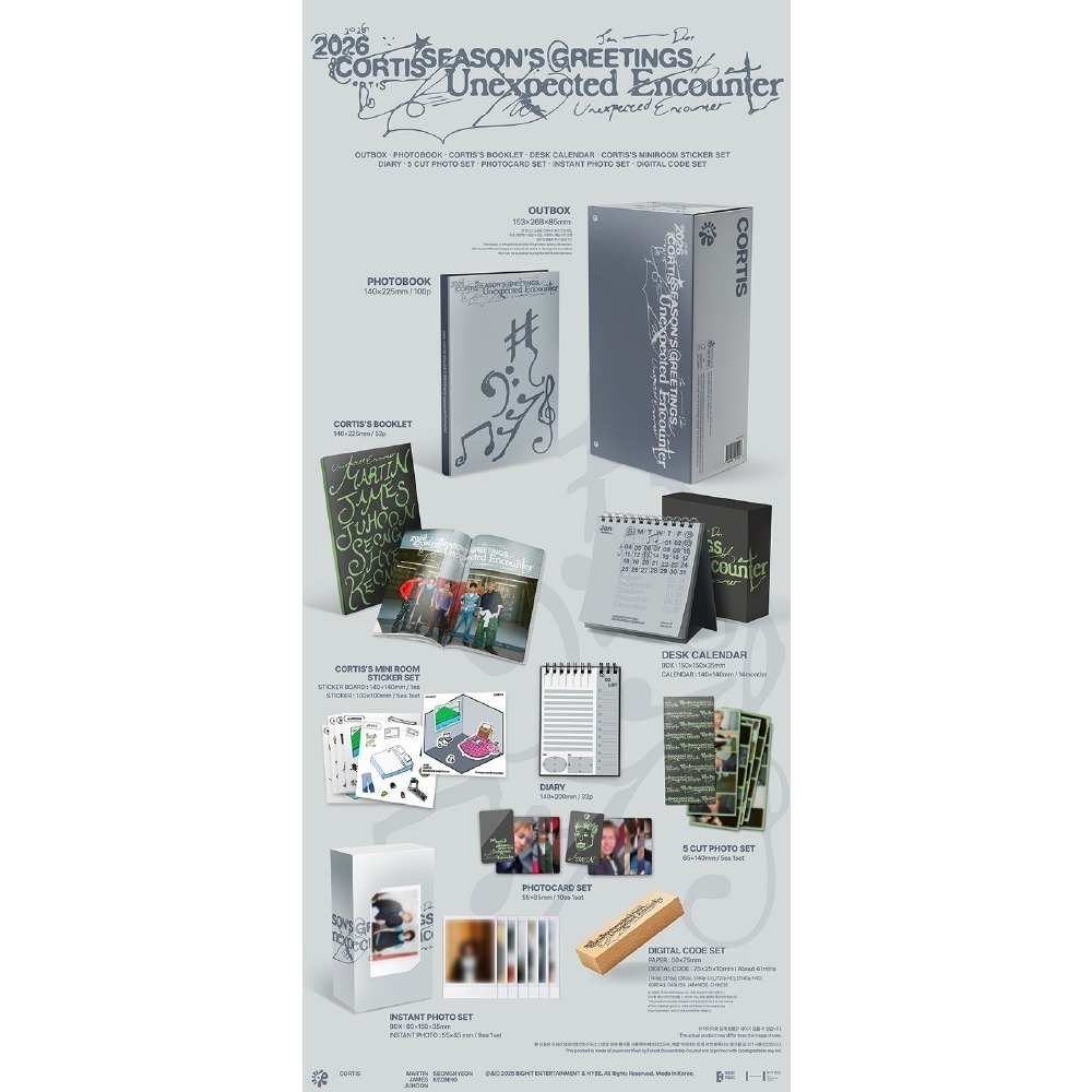 微樂客💃預購/通路特典 CORTIS - 2026 SEASON＇S GREETINGS 年曆組合-細節圖2