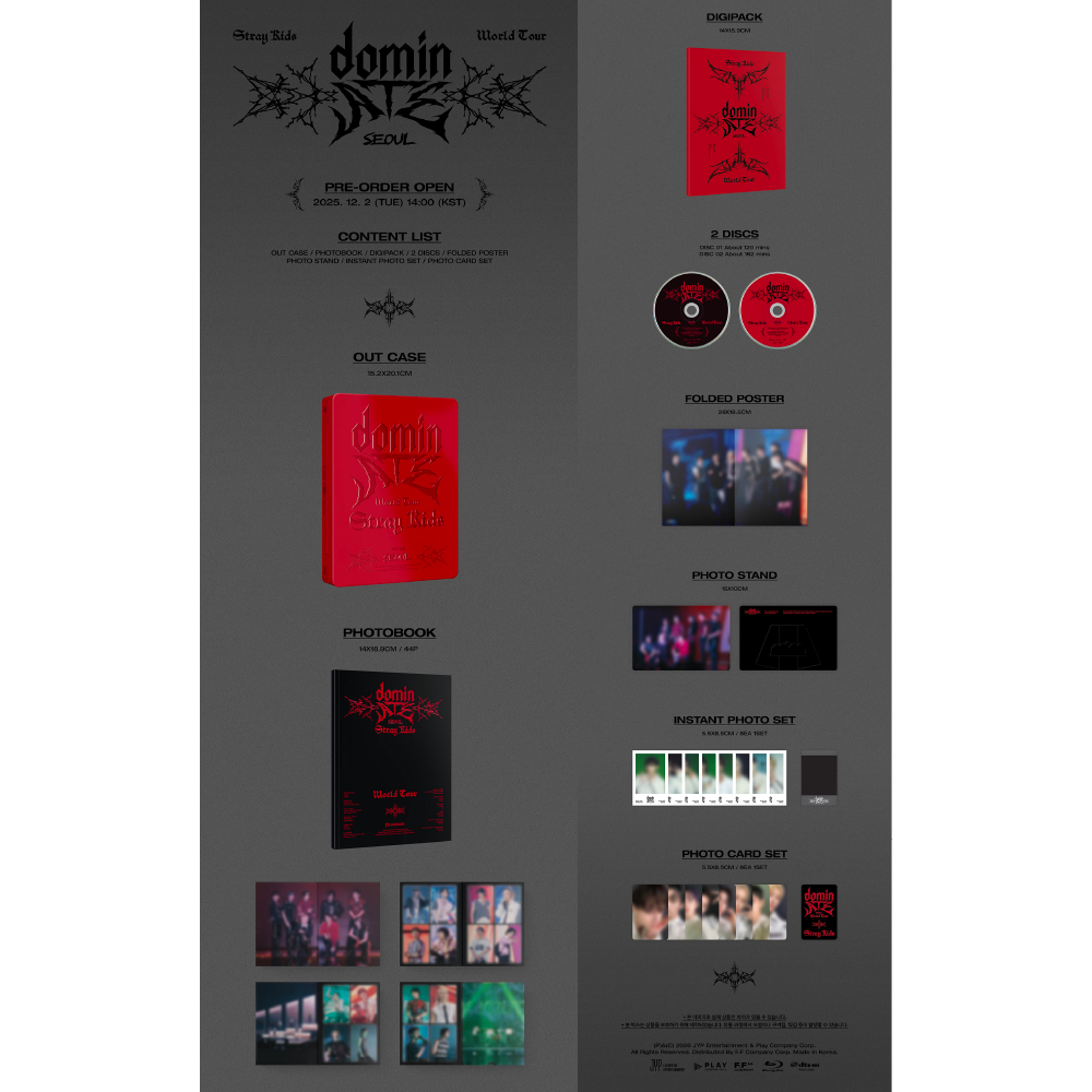 微樂客💃預購/通路特典 STRAY KIDS - 世巡演唱會 [DOMINATE SEOUL]-細節圖2