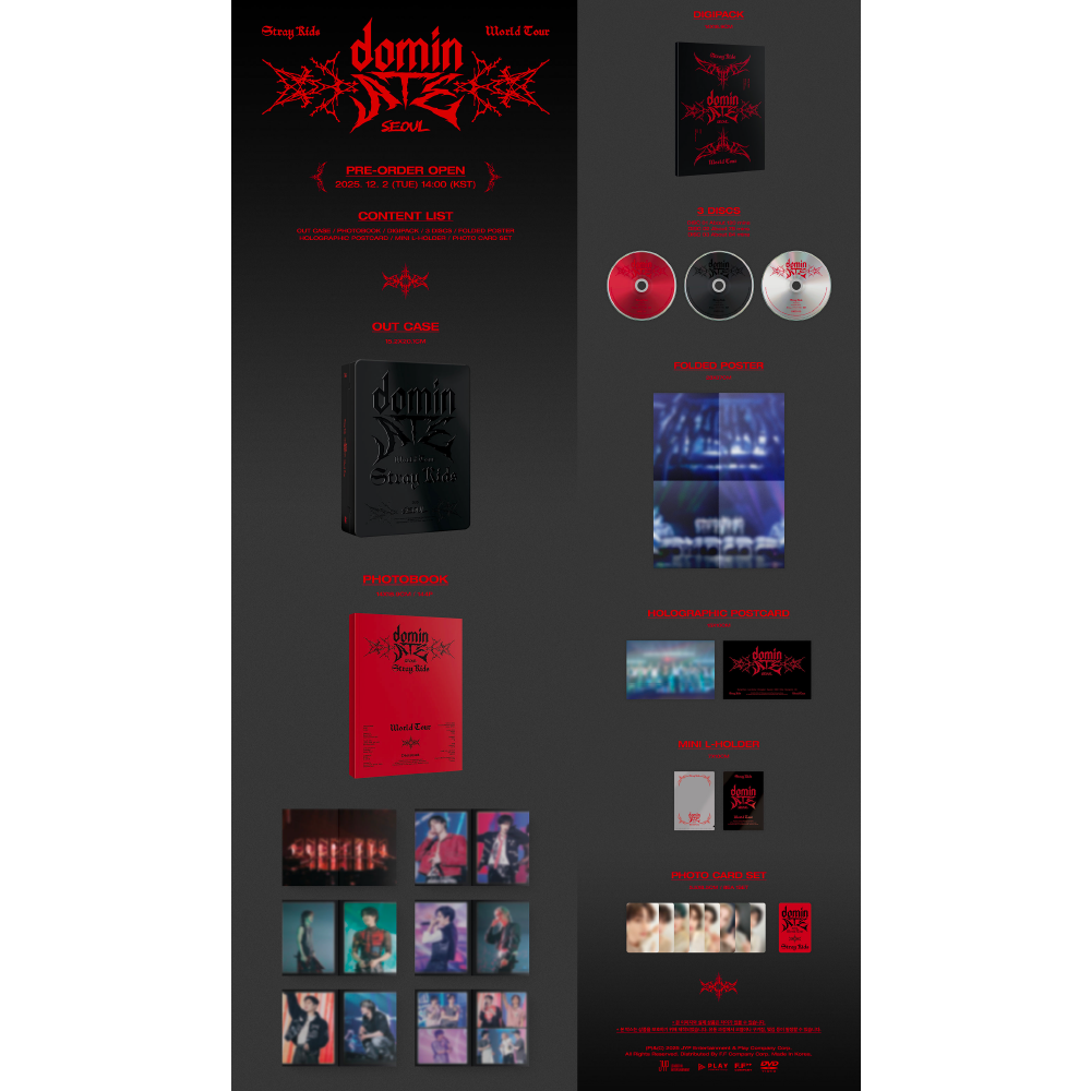 微樂客💃預購/通路特典 STRAY KIDS - 世巡演唱會 [DOMINATE SEOUL]-細節圖3
