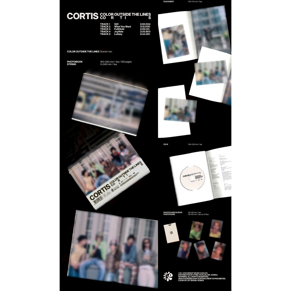 微樂客💃預購/WVS通路AAA2025 LIVE特典 CORTIS [COLOR OUTSIDE THE LINE]-細節圖2