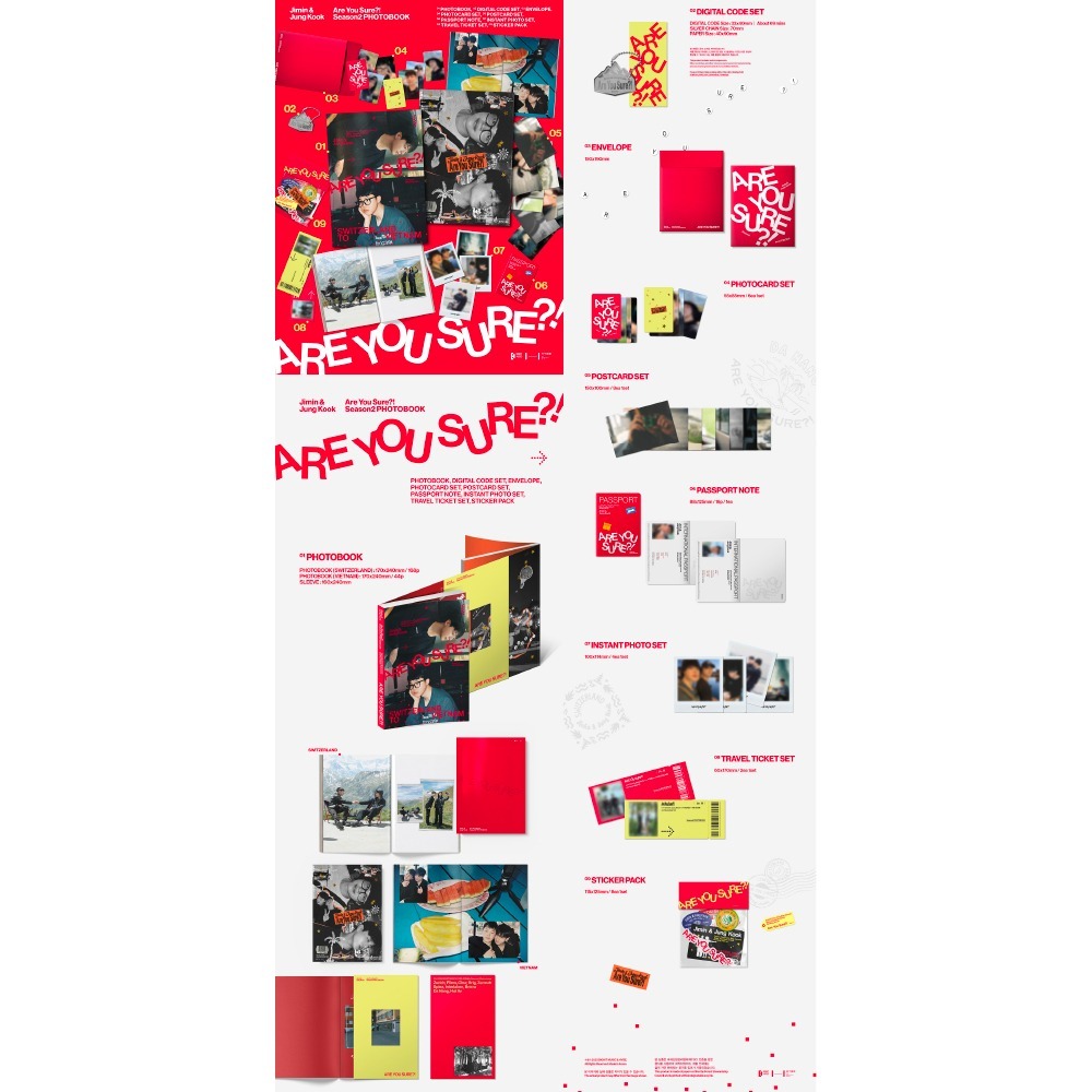 微樂客💃預購/通路特典 JIMIN X JUNG KOOK  ARE YOU SURE?! SEASON 2 寫真書-細節圖2