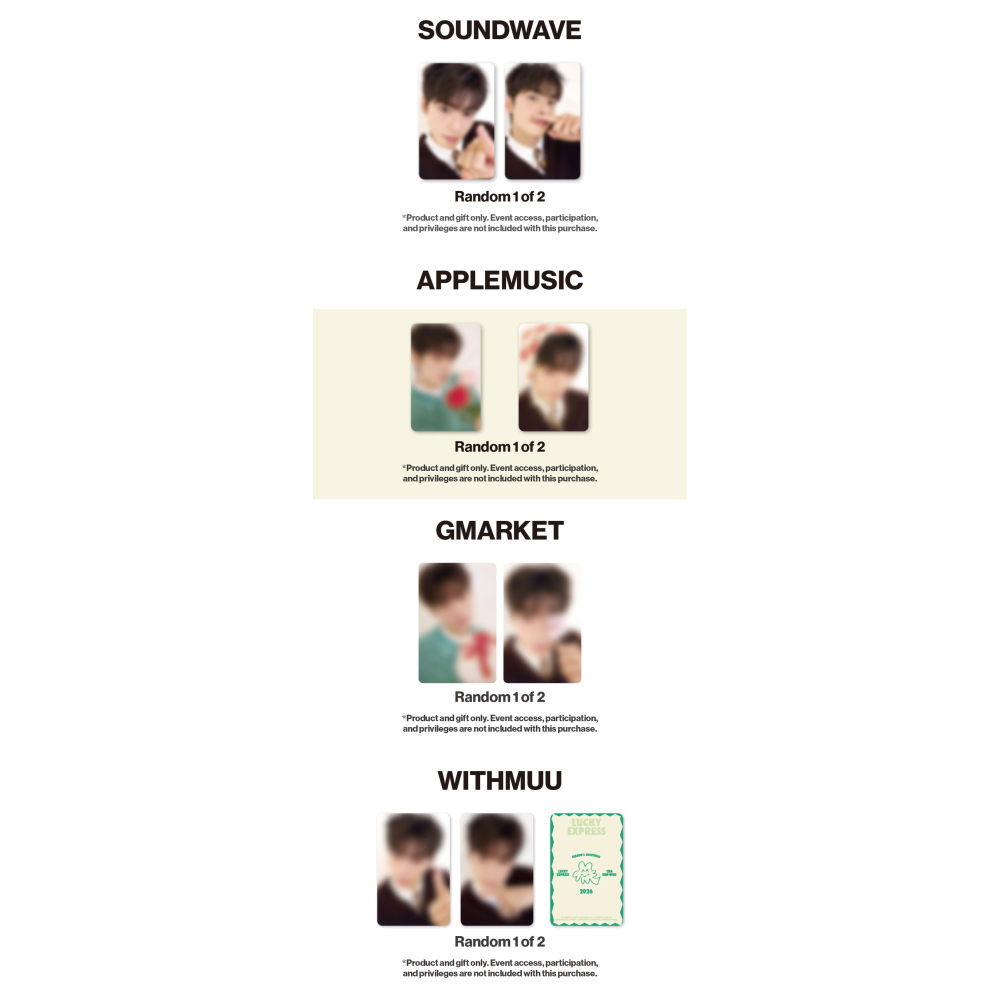 微樂客💃預購截止12.21/通路特典 車銀優 CHA EUN-WOO (ASTRO) 2026年曆組合-細節圖3