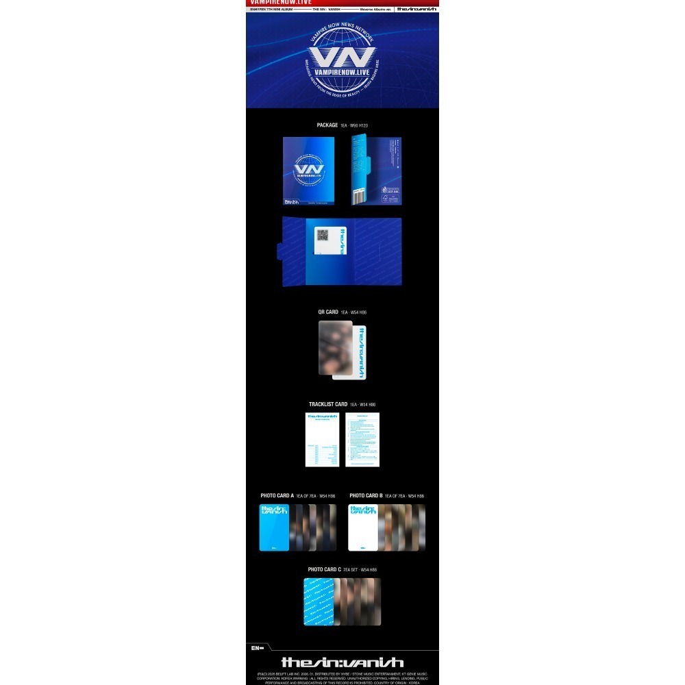 微音樂💃預購/通路特典 ENHYPEN - [THE SIN : VANISH] 迷你七輯-細節圖4