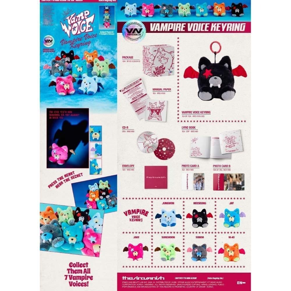 微音樂💃預購/通路特典 ENHYPEN - [THE SIN : VANISH] 迷你七輯-細節圖5