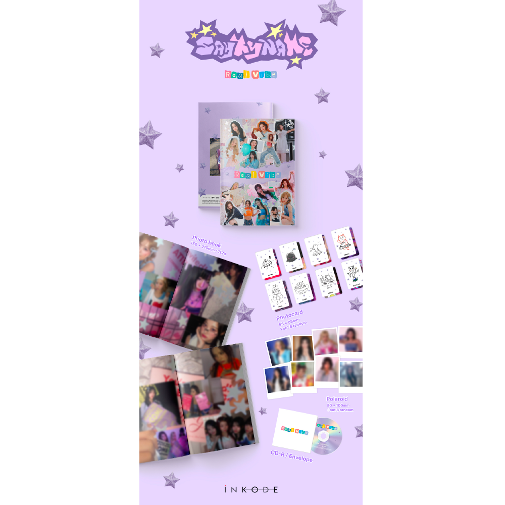 微樂客💃預購 *REAL VIBE版* SAY MY NAME - 3RD EP ALBUM [&OUR VIBE]-細節圖2