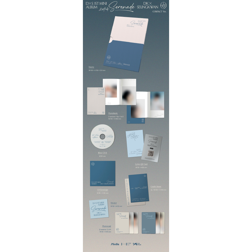 微樂客💃預購/通路特典 DK X 勝寛 DXS ( SEVENTEEN ) - [SERENADE] 迷你一輯-細節圖3