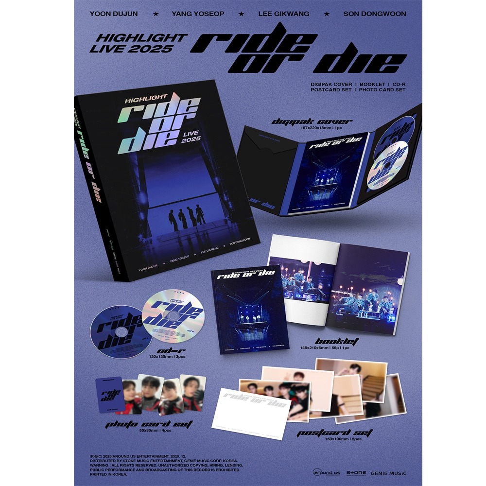 微樂客💃預購/通路特典/限量版 HIGHLIGHT - HIGHLIGHT LIVE 2025 RIDE OR DIE-細節圖2