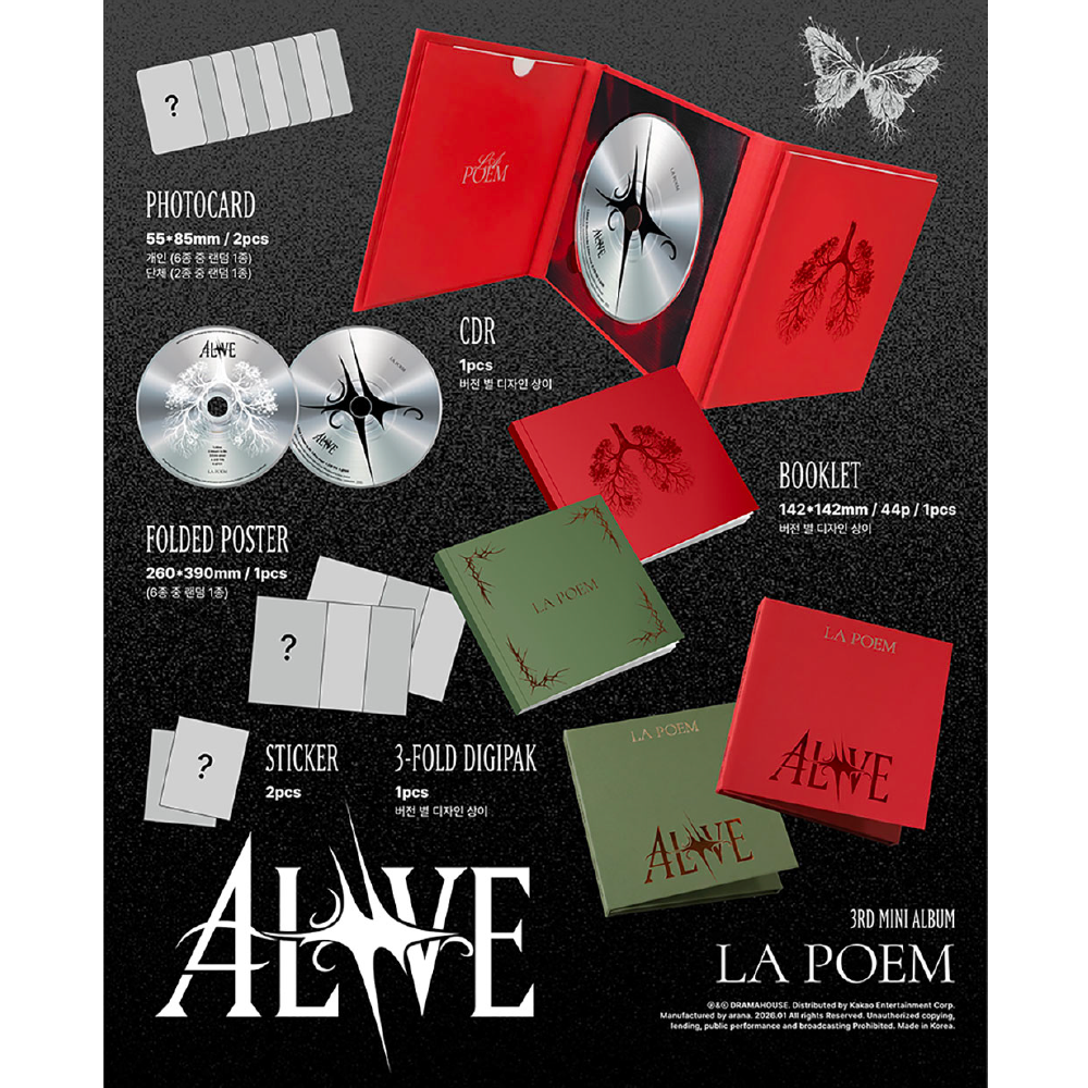 微樂客💃代購 LA POEM - 3RD MINI ALBUM [ALIVE] 迷你三輯-細節圖3
