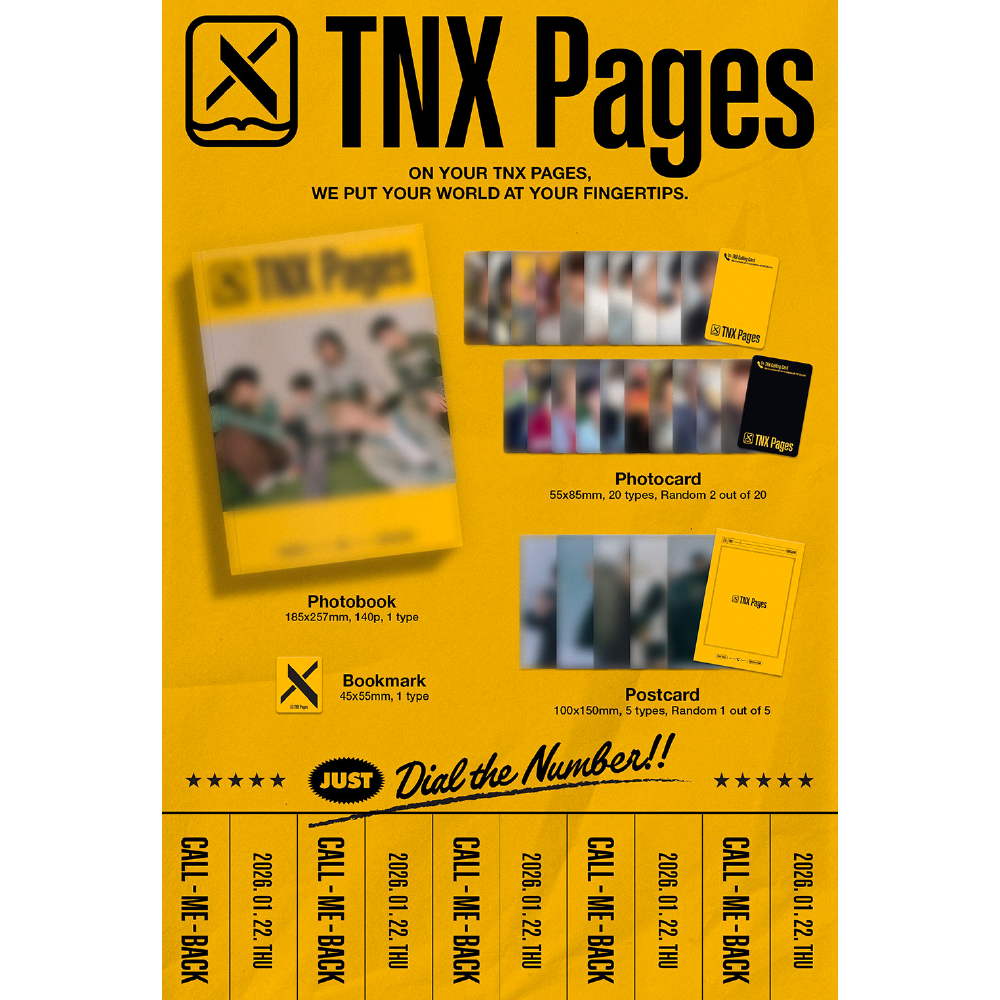 微樂客💃預購 TNX - PHOTOBOOK [TNX PAGES] 寫真書-細節圖2