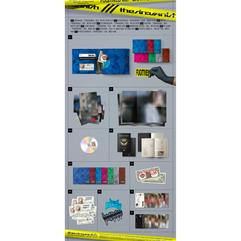 微樂客💃預購/四種通路LD特典 ENHYPEN [THE SIN : VANISH] 迷你七輯-細節圖3