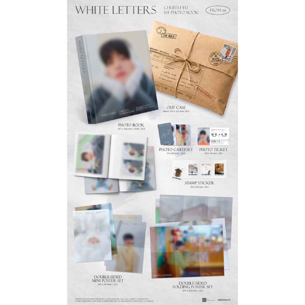 微樂客💃 預購 崔立于 CHUEI LI YU - 首本寫真書 [WHITE LETTERS]-細節圖2