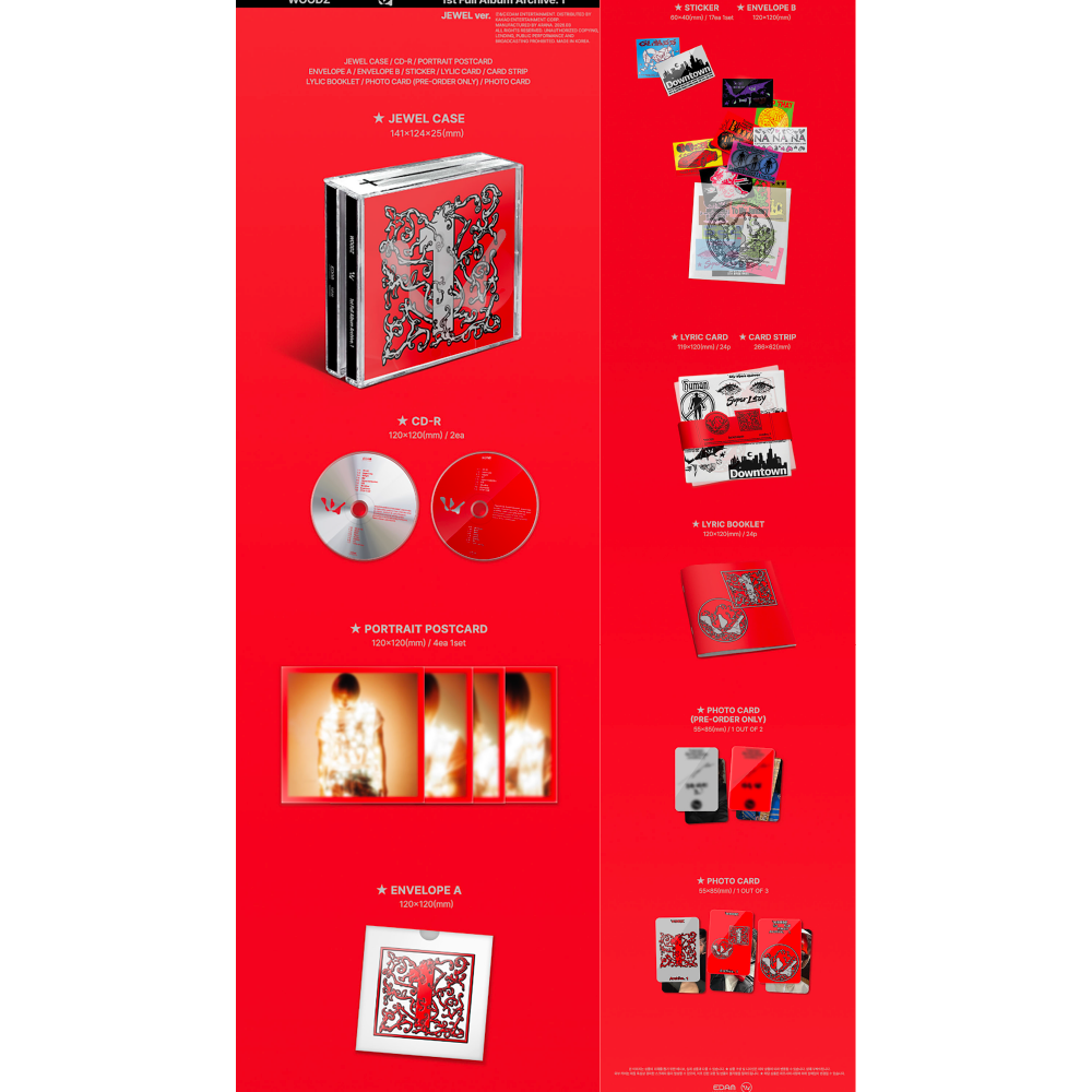 微樂客💃 預購 WOODZ - 首張正規專輯 [ARCHIVE. 1]-細節圖3