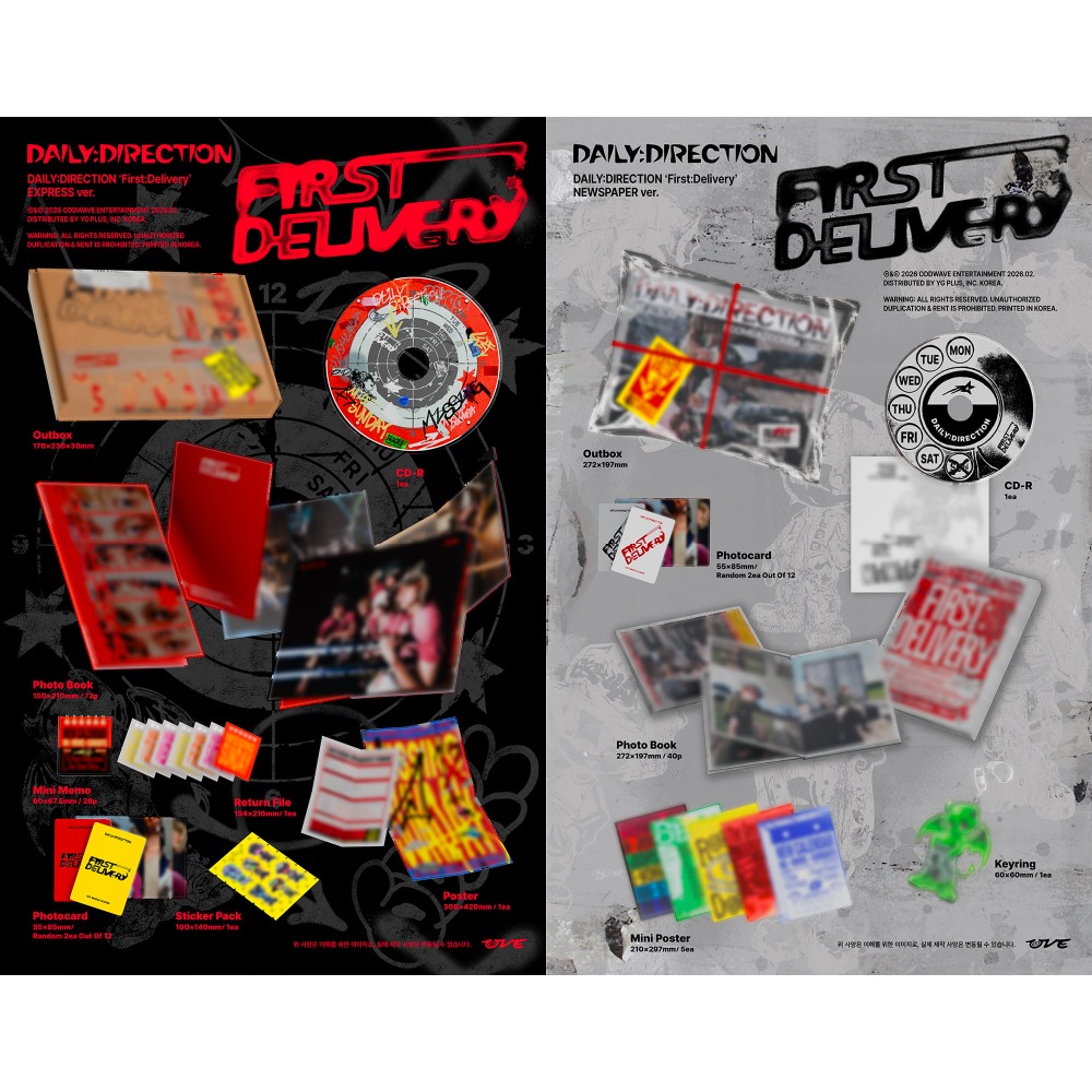 微樂客💃 預購 DAILY:DIRECTION - 首張專輯 [First:Delivery]-細節圖2