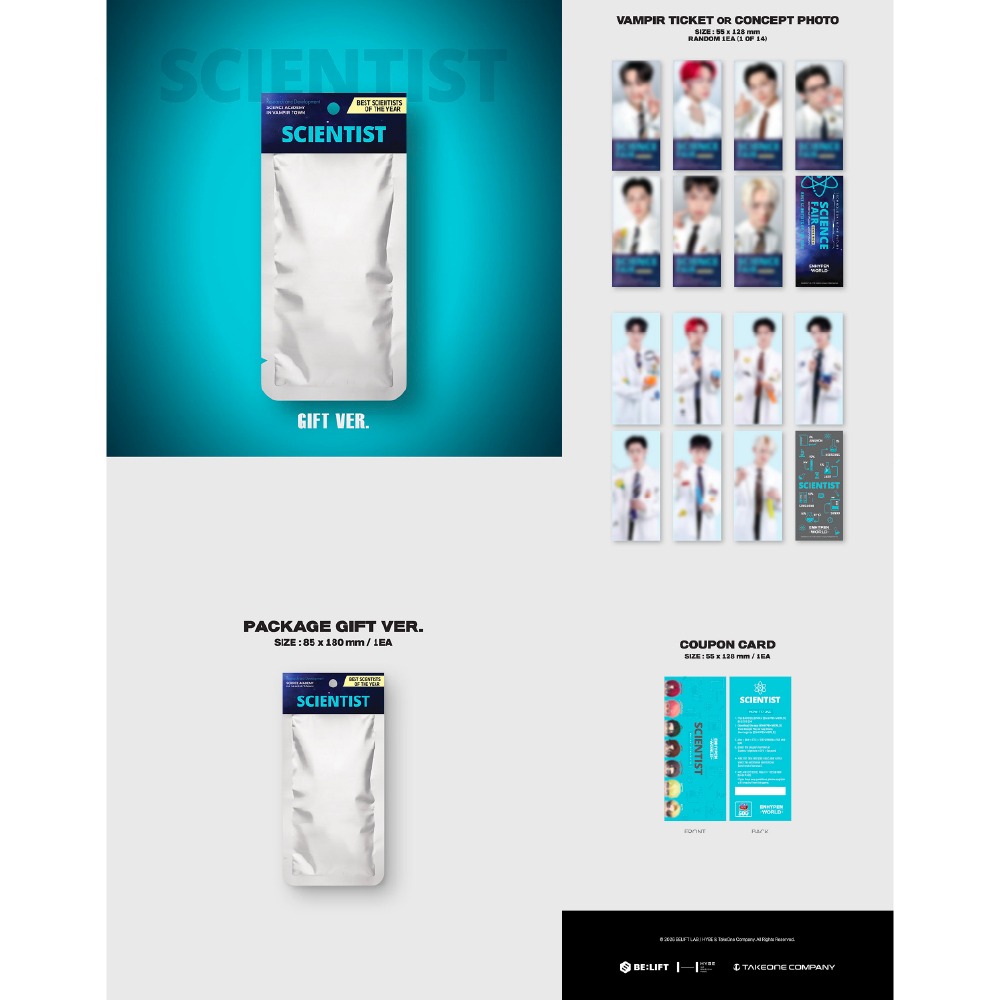 微樂客💃 預購 ENHYPEN - [WORLD COUPON CARD COLLECTION] SCIENTIST-細節圖3