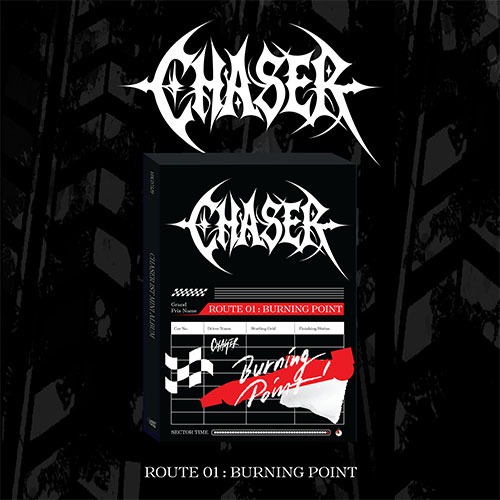 微樂客💃 預購 CHASER - 迷你一輯 [ROUTE 01 : BURNING POINT]-規格圖2