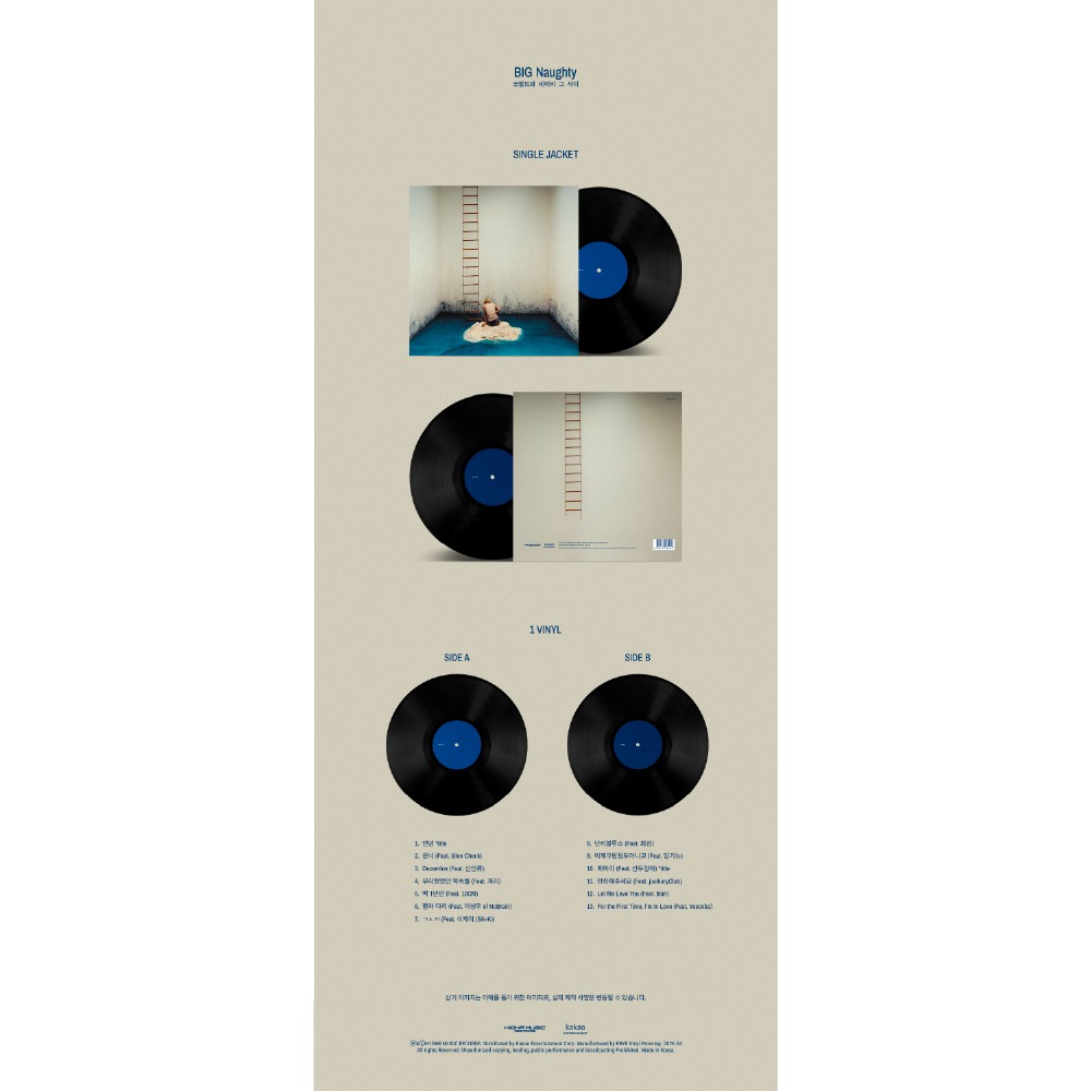 微樂客💃 預購 徐東賢 BIG NAUGHTY - [BETWEEN COBALT AND NAVY] (黑膠唱片)-細節圖2