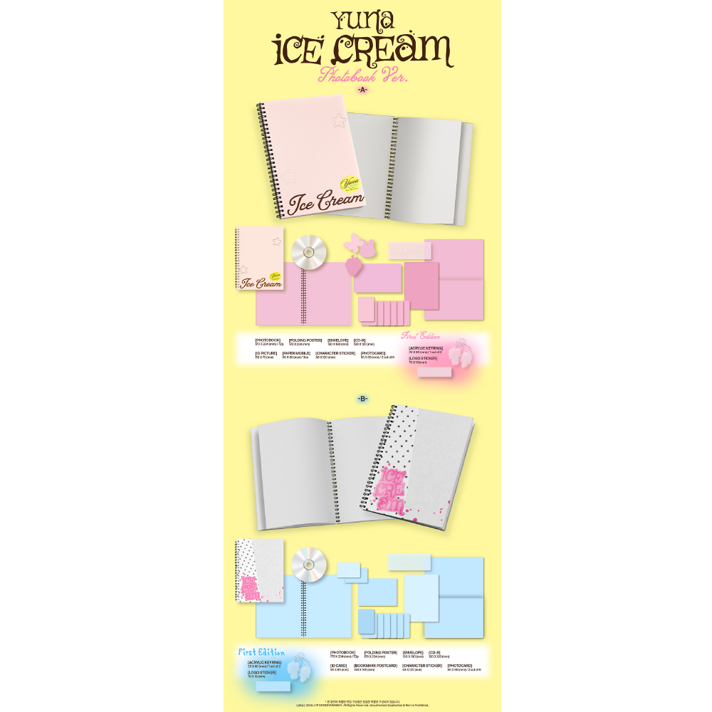 微樂客💃 預購 申有娜 YUNA (ITZY) - 迷你一輯 [ICE CREAM]-細節圖2