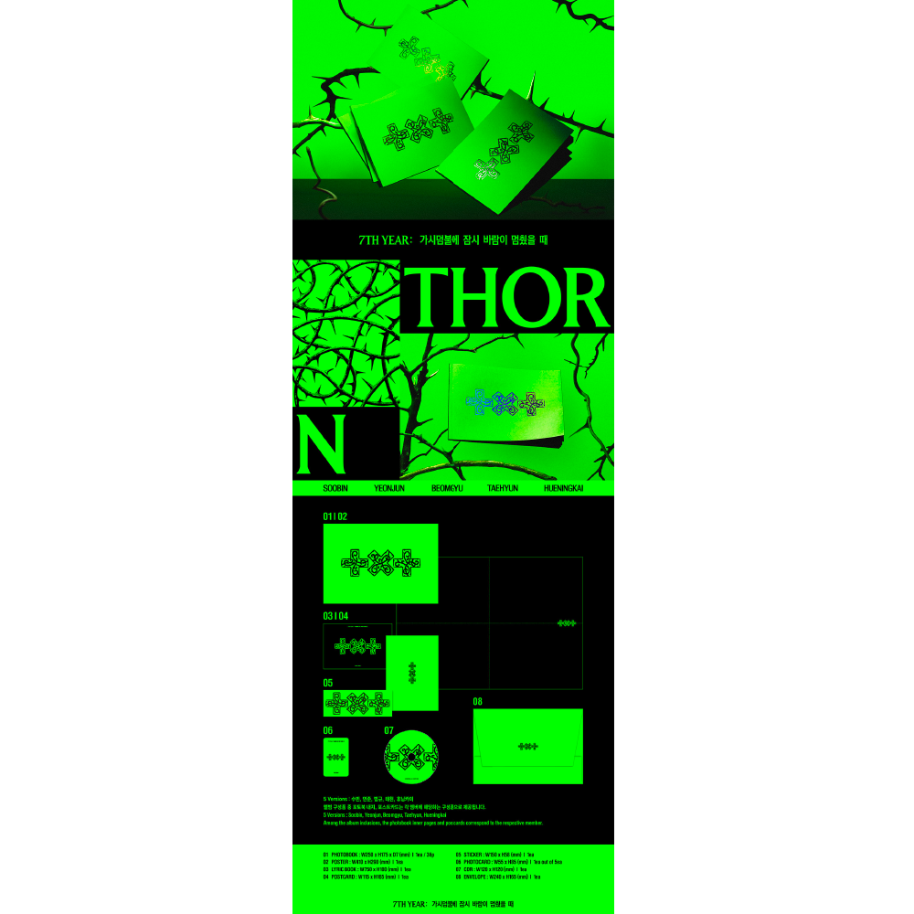 微樂客💃 預購 TXT - 第八迷你專輯 7TH YEAR: STILLNESS IN THE THORNS-細節圖3
