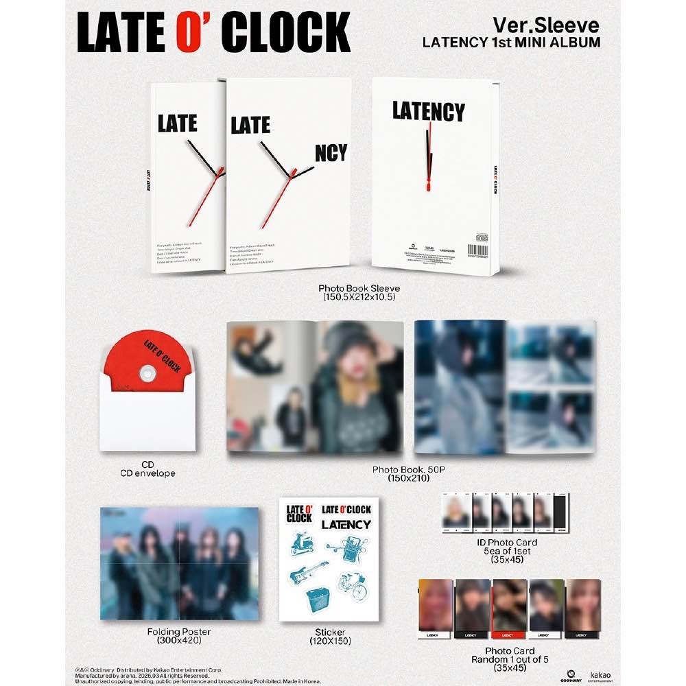 微樂客💃 預購 LATENCY - 迷你一輯 [LATE O＇CLOCK]-細節圖2
