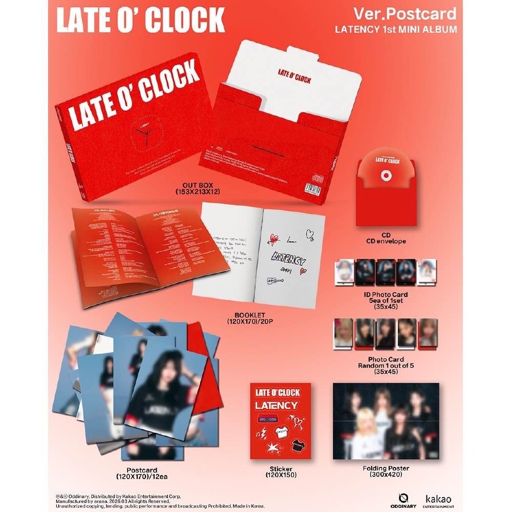 微樂客💃 預購 LATENCY - 迷你一輯 [LATE O＇CLOCK]-細節圖3