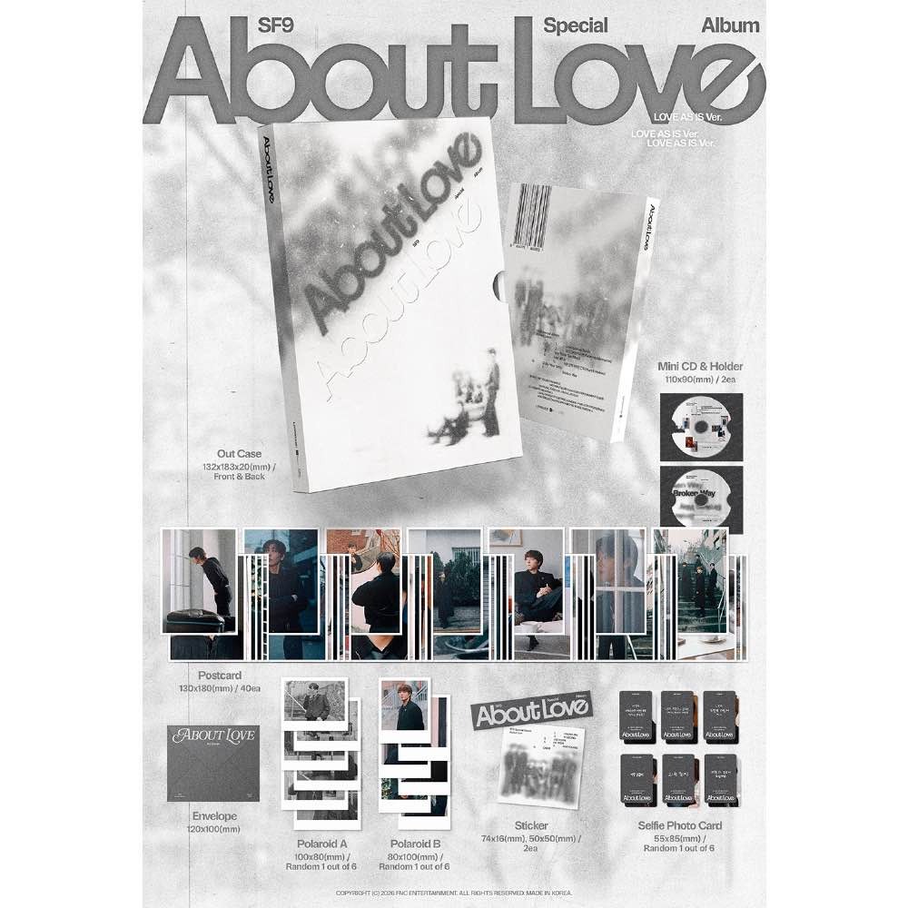 微樂客💃 預購 SF9 - 特別專輯 [ABOUT LOVE]-細節圖3