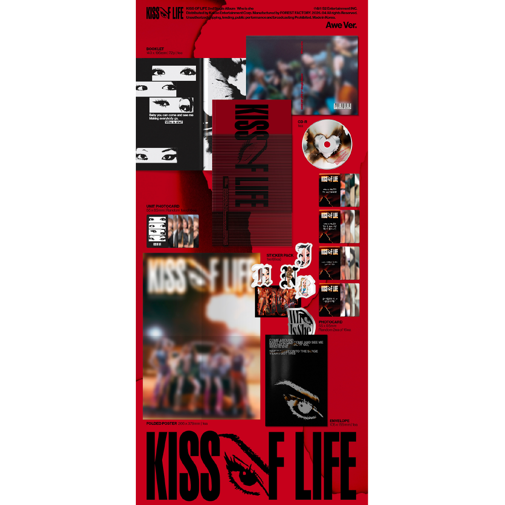 微樂客💃預購 KISS OF LIFE - 第二張單曲專輯 [WHO IS SHE]-細節圖3