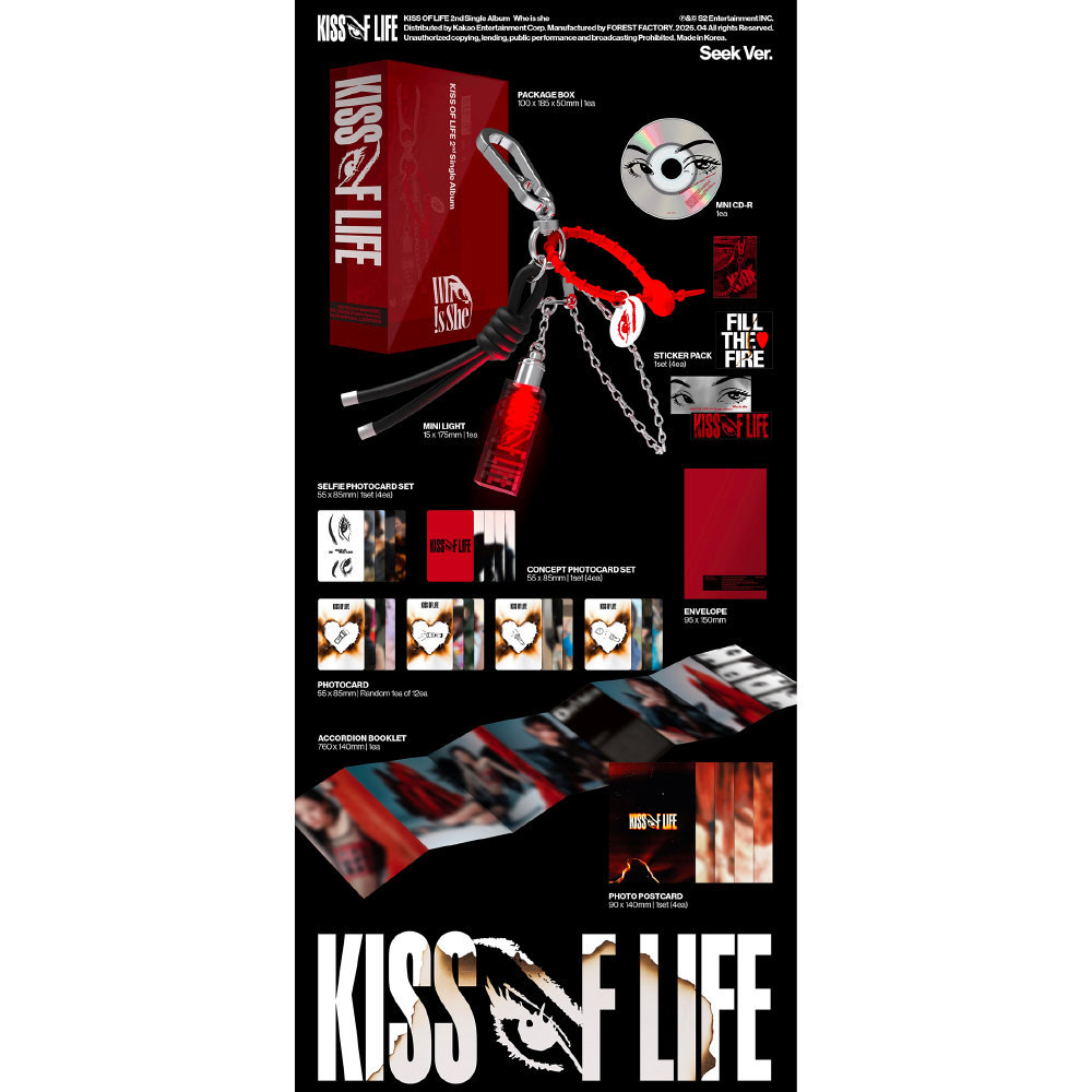 微樂客💃預購 KISS OF LIFE - 第二張單曲專輯 [WHO IS SHE]-細節圖4