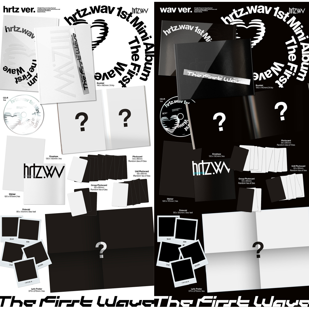 微樂客💃 預購 HRTZ.WAV - 迷你一輯 [THE FIRST WAVE]-細節圖2