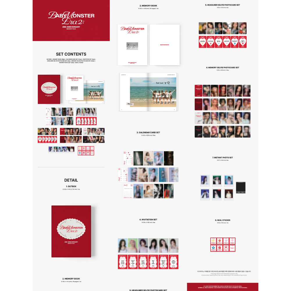 微樂客💃 預購 BABYMONSTER - [ERA II | BABYMONSTER 2週年紀念特輯]-細節圖2